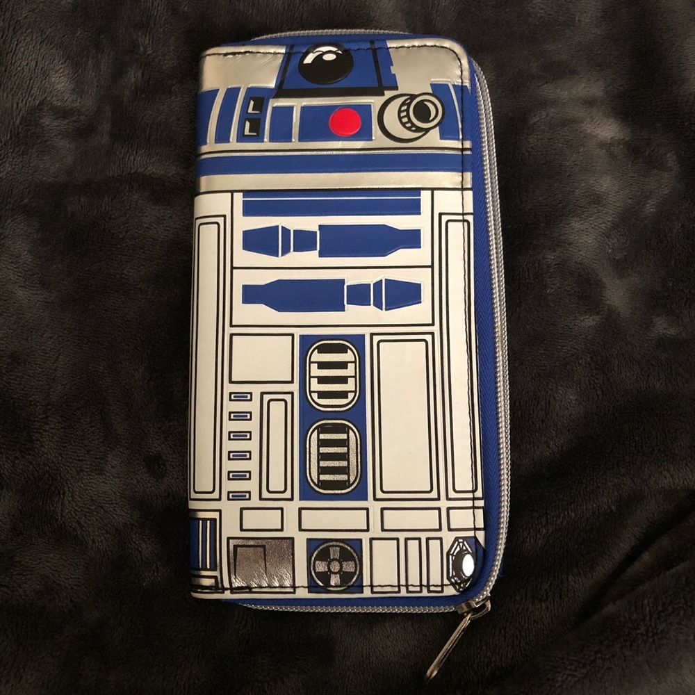 BRAND NEW W/O TAGS R2-D2 Zipper Wallet